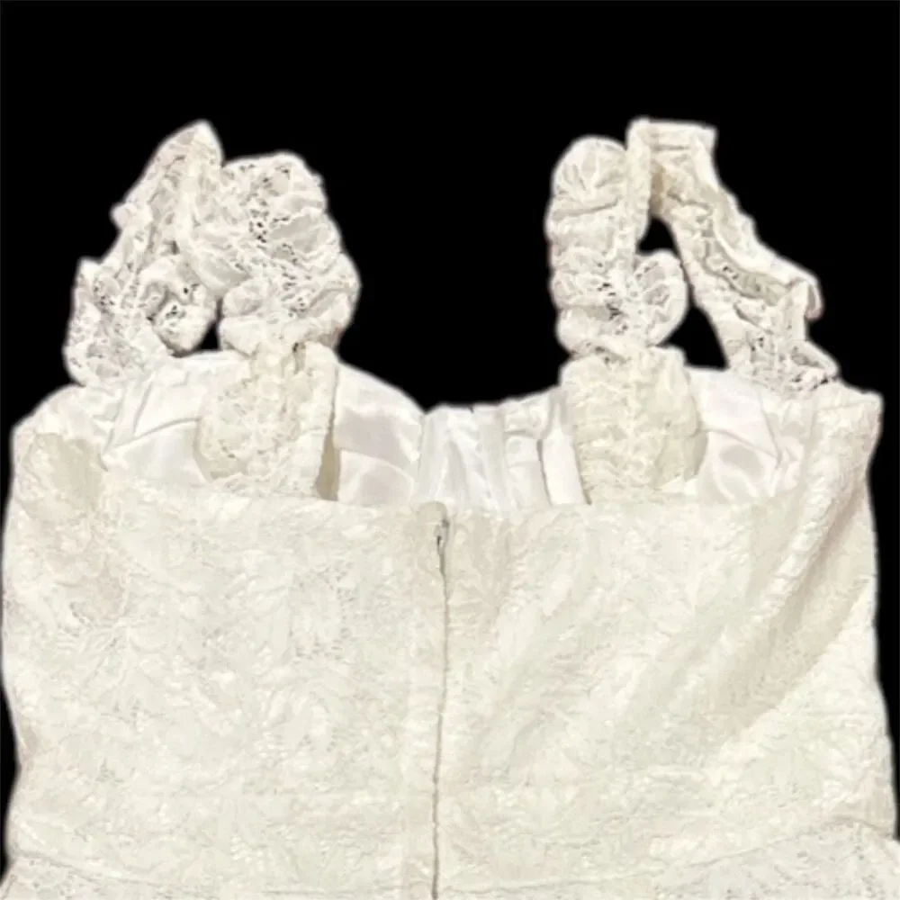 NWT Guess Small Women's White Christel Lace Bodycon Mini Dress‎ MSRP $148